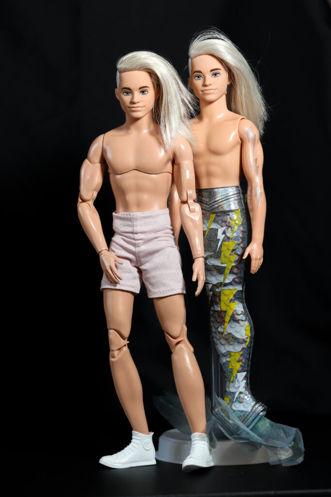 Barbie Color Reveal - Rainbow Mermaid Series - Silver Merman Ken